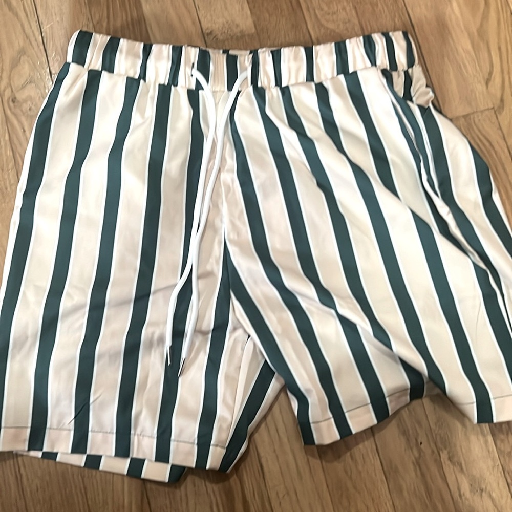 Manfinity Striped Shorts (Never Worn)